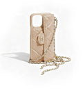 Coque de téléphone CC Beige foncé